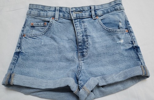 Bershka light wash blue denim - bershka,