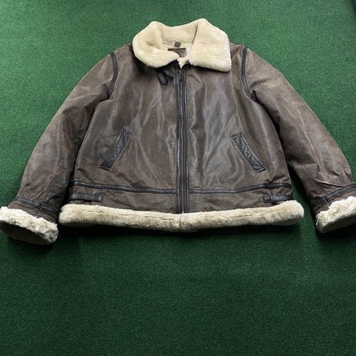 Vintage shearling leather - shearling,
