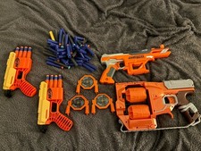 Nerf Guns (4), 58 Bullets And