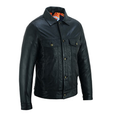 Mens Leather Jacket - Trucker