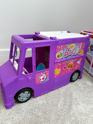 Barbie purple food truck - barbie,