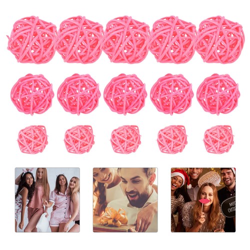 Pcs pink wicker rattan - pcs,