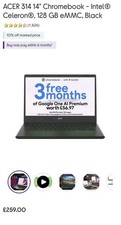 ACER 314 14" Chromebook -
