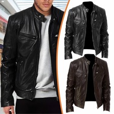 Men Vintage Cafe Racer Brown