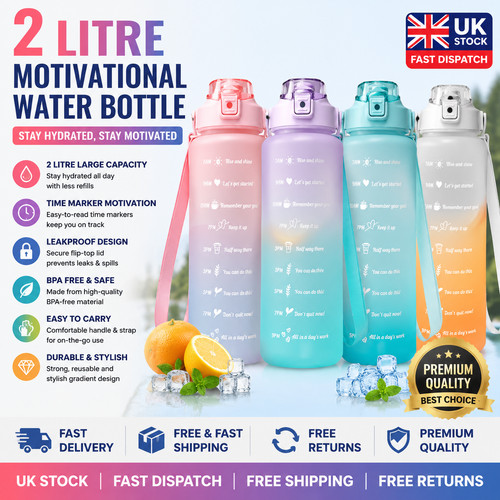 Litre water bottle with - litre,