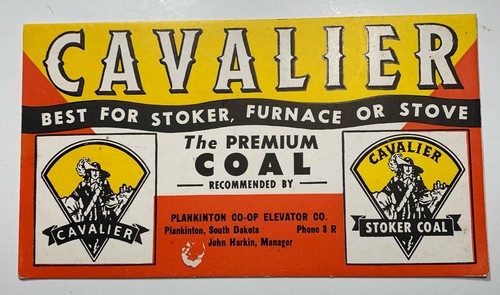 Cavalier coal ink blotter - coal,