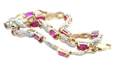 Elegant Created Ruby & Diamond