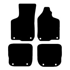 For Audi A3 8L 1996 - 2002 Tailored Black Car Floor Mats Carpets 4pc Set 8 Clips