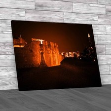 Tower Bridge London Poppies By Paul Cummins Tom Orange Canvas Print Large