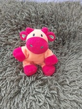 RETIRED Early Learning Centre Blossom Farm Cow Cuddly Toy Plush COMFORTER VGUC 