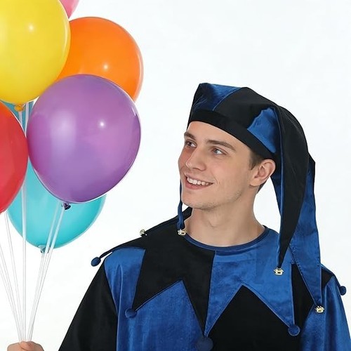 Jester hat with bells - hat,