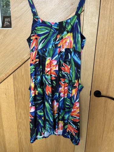 Roman multi floral - dress, size