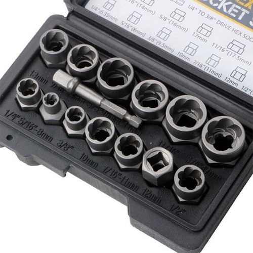 14pcs bolt nut extractor twist - bolt,