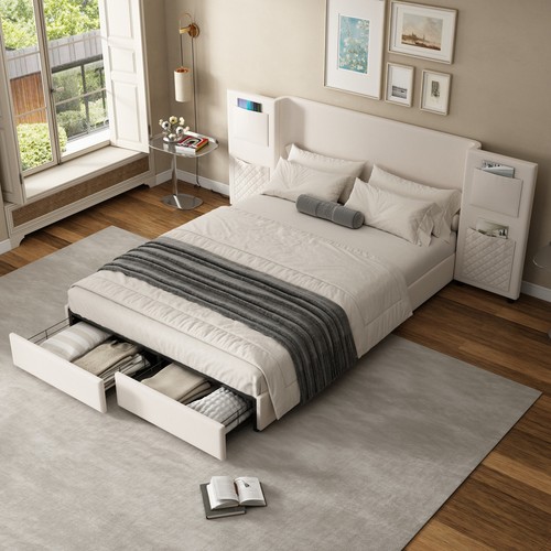 4ft6 double upholstered - 4ft6,