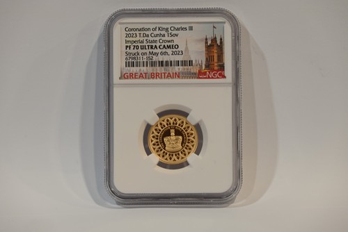Proof full gold sovereign coin - sovereign,