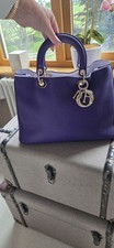 Dior Diorissimo Tote Large Purple calfskin Leather.