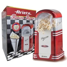 Ariete 1100W Popcorn Popper Maker Machine Party Time Ready In 2 Mins