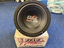 Zeuz 250W High Power 6” Subwoofer Competition Series Speaker Made In USA 4 ohms