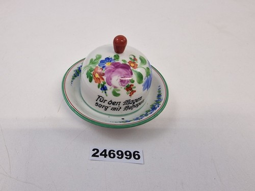 Butter dish porcelain - , metzler