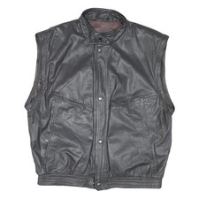 GLOBUS Womens Black Leather