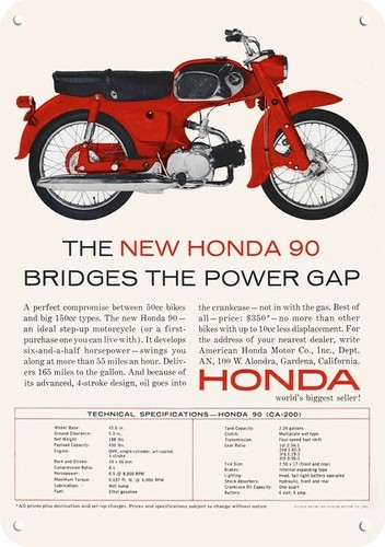 1964 honda motorcycle - 1964,