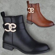 NEW WOMENS LADIES LOW BLOCK