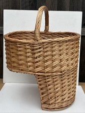 Wicker Step Stair Basket Storage With Handle Carry Basket Woven Interior Design