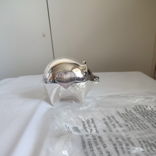 Wedgwood silver plated piggy - silver,