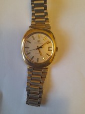 RARE COLLECTABLE GIRARD PERREGAUX MENS EARLY QUARTZ WATCH WORKING