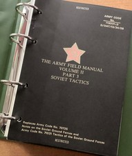 SOVIET TACTICS WITHIN DIVISIONAL AREA. Original British Army Field Manual, 1986