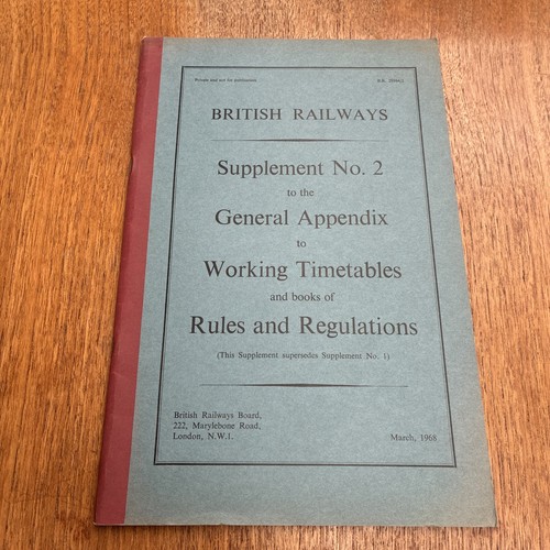 British railways supplement - british,
