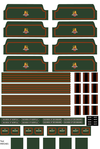 Hornby dublo wrenn transfers - hornby,
