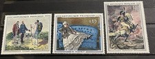 French Stamps 2nd Series Of Famous Paintings 1962 MH