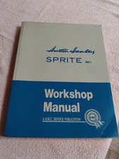 Austin Healey Sprite Mark 1 Frogeye Factory Owners Workshop Manual Mk1 Bugeye
