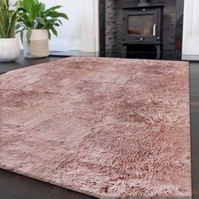 Thick Large Shaggy Rugs Non