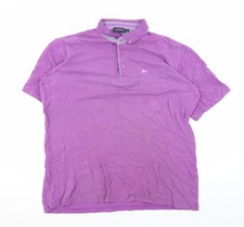 Oakman Men's Purple L Polo