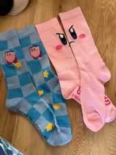 Kirby anime cute crew socks
