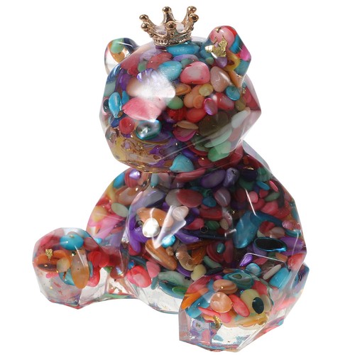 Crystal bear decoration - crystal,
