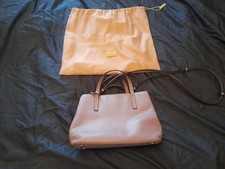 Radley Dukes Place Leather Medium zip Top Multiway Bag lilac 3 compartments