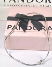 Genuine Pandora  Moments Snake Chain Necklace, Excellent Con. & Packaging 42cm