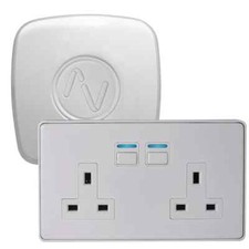 LightwaveRF L422WH Smart Series Power V2 Starter Kit - White Metal (L2 & L42WH)
