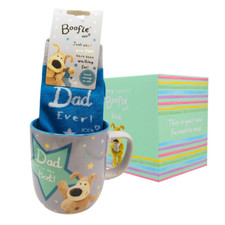 Boofle Coolest Dad Mug & Socks Gift Set Cute Socks & Boofle Mug In Gift Box