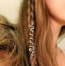 Hair bead spiral snake viking - spiral,