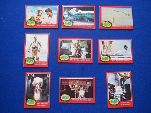 Topps 1977 red - star, wars