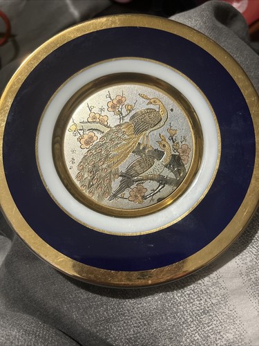 24kt gold rim chokin art - gold,