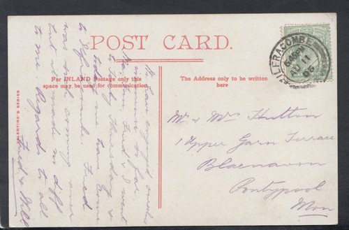 Family history postcard - family,