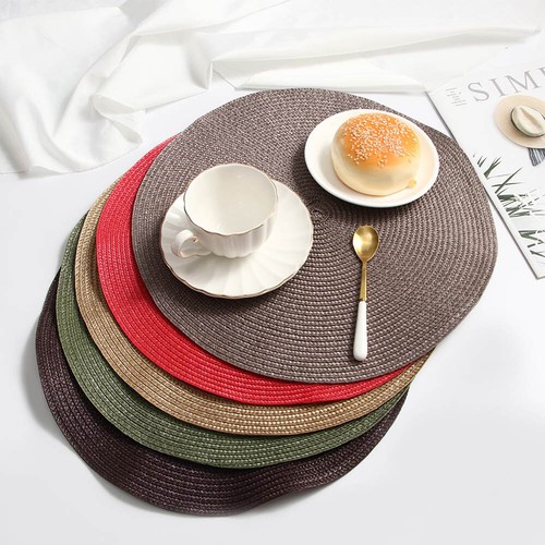 4pcs round placemats coasters - 4pcs,