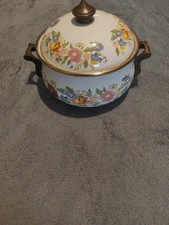 Vintage Asta Enamelware Pot