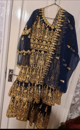 Womens lengha navy - womens,