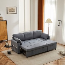 L-Shaped Sofa Couch 3 Seater